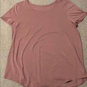 Pink lululemon love tee